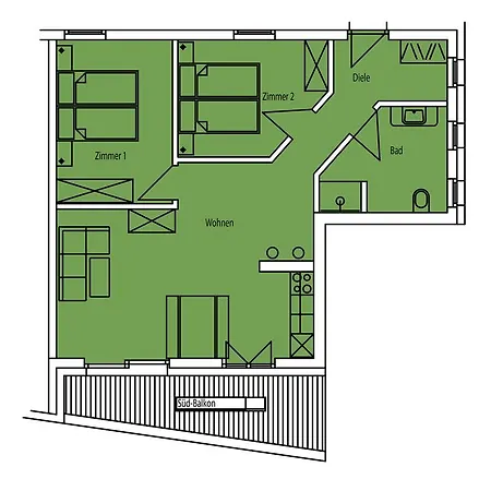 Kasperhof 6 - 7 Appartement Innsbruck