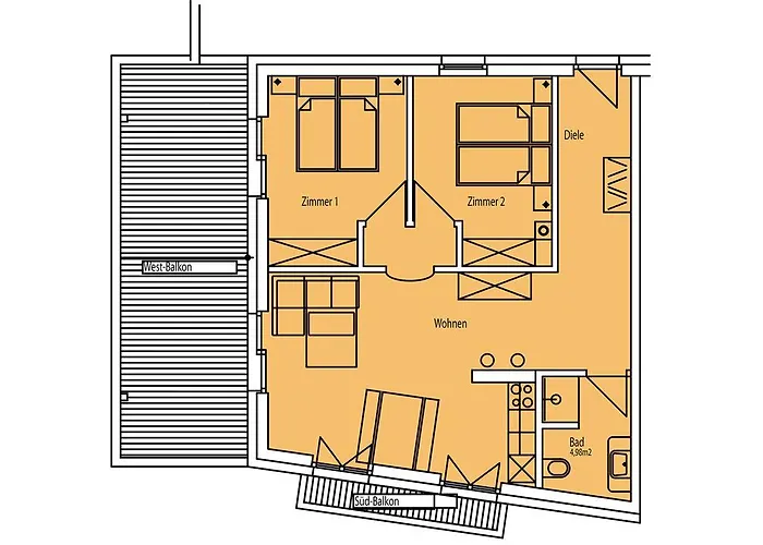 Apartament Kasperhof 6 - 7